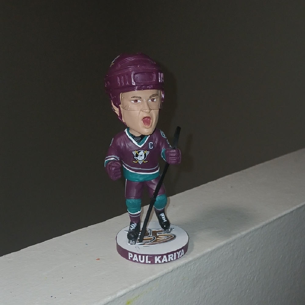 Paul Kariya Anaheim Ducks bobblehead.